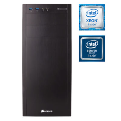 Servidor Silix 16* Núcleos E2200T Intel® Xeon E-2278G 3.4 Ghz a 5.0 Ghz Turbo 16MB / 128GB DDR4 2400 ECC / 2x SSD 960GB SATA3 / RAID 0, 1, 5, 10 / Torre